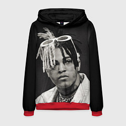 Толстовка-худи мужская XXXTentacion, цвет: 3D-красный