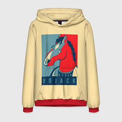 Толстовка-худи мужская BoJack Obey, цвет: 3D-красный