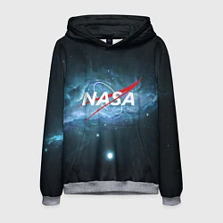 Толстовка-худи мужская NASA: Space Light, цвет: 3D-меланж