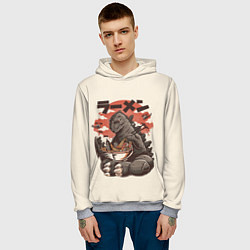 Толстовка-худи мужская Godzilla Eat, цвет: 3D-меланж — фото 2