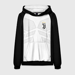 Толстовка-худи мужская JUVENTUS SPORT, цвет: 3D-черный