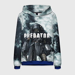 Толстовка-худи мужская Winter Predator, цвет: 3D-синий