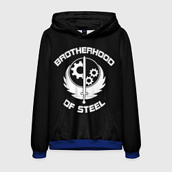 Толстовка-худи мужская Brothood of Steel, цвет: 3D-синий