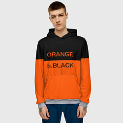 Толстовка-худи мужская Orange Is the New Black, цвет: 3D-меланж — фото 2
