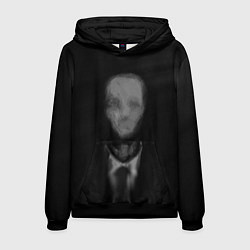 Толстовка-худи мужская Slender Face, цвет: 3D-черный