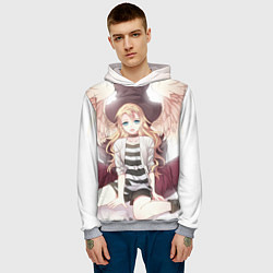 Толстовка-худи мужская Angels of Death, цвет: 3D-меланж — фото 2