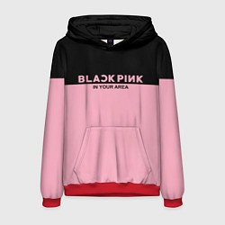 Толстовка-худи мужская Black Pink: In Your Area, цвет: 3D-красный