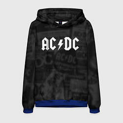 Толстовка-худи мужская AC/DC: Black Rock, цвет: 3D-синий