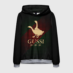 Толстовка-худи мужская GUSSI EQ Style, цвет: 3D-меланж