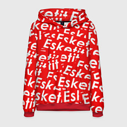 Толстовка-худи мужская Esketit Pattern, цвет: 3D-красный