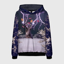 Толстовка-худи мужская Громокот NY version, цвет: 3D-черный