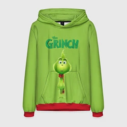 Толстовка-худи мужская The Grinch, цвет: 3D-красный