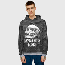 Толстовка-худи мужская Memento Mori, цвет: 3D-меланж — фото 2