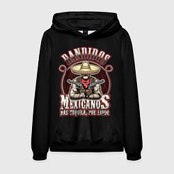 Толстовка-худи мужская Bandidos, цвет: 3D-черный