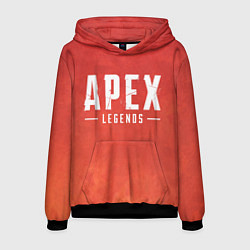 Толстовка-худи мужская Apex Legends: Red Logo, цвет: 3D-черный