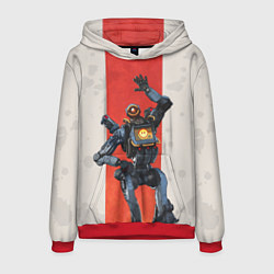 Толстовка-худи мужская Apex Legends: Pathfinder, цвет: 3D-красный