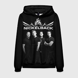 Толстовка-худи мужская Nickelback Band, цвет: 3D-черный