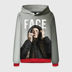 Толстовка-худи мужская FACE: Slime, цвет: 3D-красный