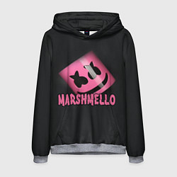 Толстовка-худи мужская Marshmello, цвет: 3D-меланж