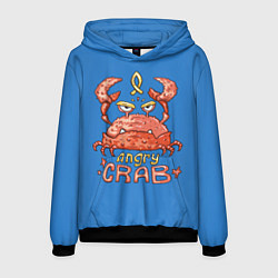 Толстовка-худи мужская Hungry Crab, цвет: 3D-черный