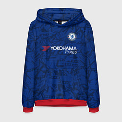 Толстовка-худи мужская Chelsea home 19-20, цвет: 3D-красный