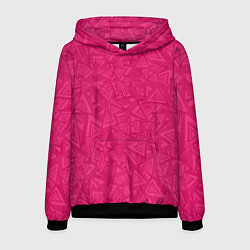 Толстовка-худи мужская Абстракция и фигуры, цвет: 3D-черный