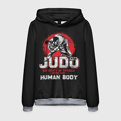 Толстовка-худи мужская Judo: Human Body, цвет: 3D-меланж