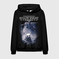 Толстовка-худи мужская Hollow Knight, цвет: 3D-черный