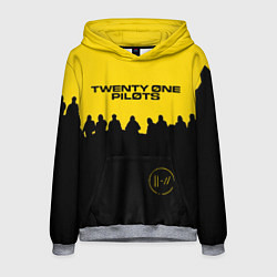 Толстовка-худи мужская TOP: TRENCH, цвет: 3D-меланж