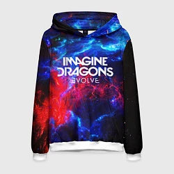 Толстовка-худи мужская IMAGINE DRAGONS, цвет: 3D-белый