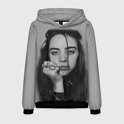 Толстовка-худи мужская BILLIE EILISH, цвет: 3D-черный