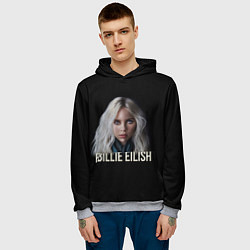 Толстовка-худи мужская BILLIE EILISH, цвет: 3D-меланж — фото 2