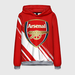 Толстовка-худи мужская Arsenal, цвет: 3D-меланж