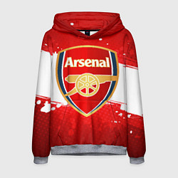 Толстовка-худи мужская Arsenal цвета 3D-меланж — фото 1