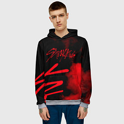 Толстовка-худи мужская Stray Kids, цвет: 3D-меланж — фото 2