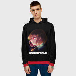 Толстовка-худи мужская UNDERTALE, цвет: 3D-красный — фото 2