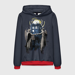 Толстовка-худи мужская Doctor Who, цвет: 3D-красный