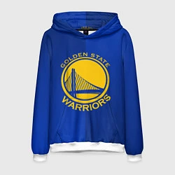 Толстовка-худи мужская GOLDEN STATE WARRIORS, цвет: 3D-белый