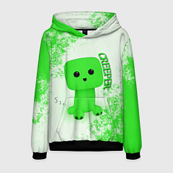 Толстовка-худи мужская MINECRAFT CREEPER, цвет: 3D-черный