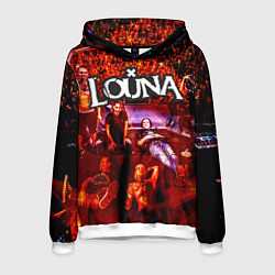 Толстовка-худи мужская LOUNA, цвет: 3D-белый