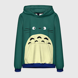 Толстовка-худи мужская Totoro, цвет: 3D-синий