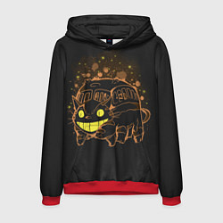 Толстовка-худи мужская My Neighbor Totoro, цвет: 3D-красный