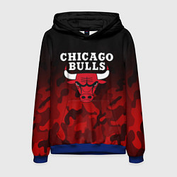 Толстовка-худи мужская CHICAGO BULLS, цвет: 3D-синий