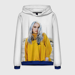 Толстовка-худи мужская BILLIE EILISH, цвет: 3D-синий