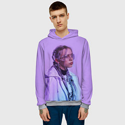 Толстовка-худи мужская BILLIE EILISH, цвет: 3D-меланж — фото 2