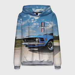 Толстовка-худи мужская Mustang, цвет: 3D-меланж