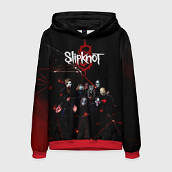 Толстовка-худи мужская Slipknot, цвет: 3D-красный