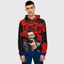 Толстовка-худи мужская Князь, цвет: 3D-синий — фото 2