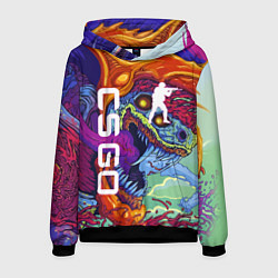 Толстовка-худи мужская CS GO HYPERBEAST, цвет: 3D-черный