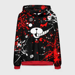 Толстовка-худи мужская MONOKUMA, цвет: 3D-красный